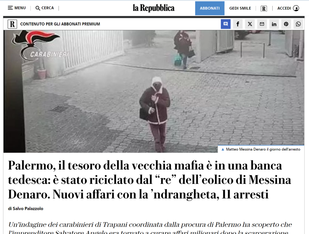 Screenshot Repubblica